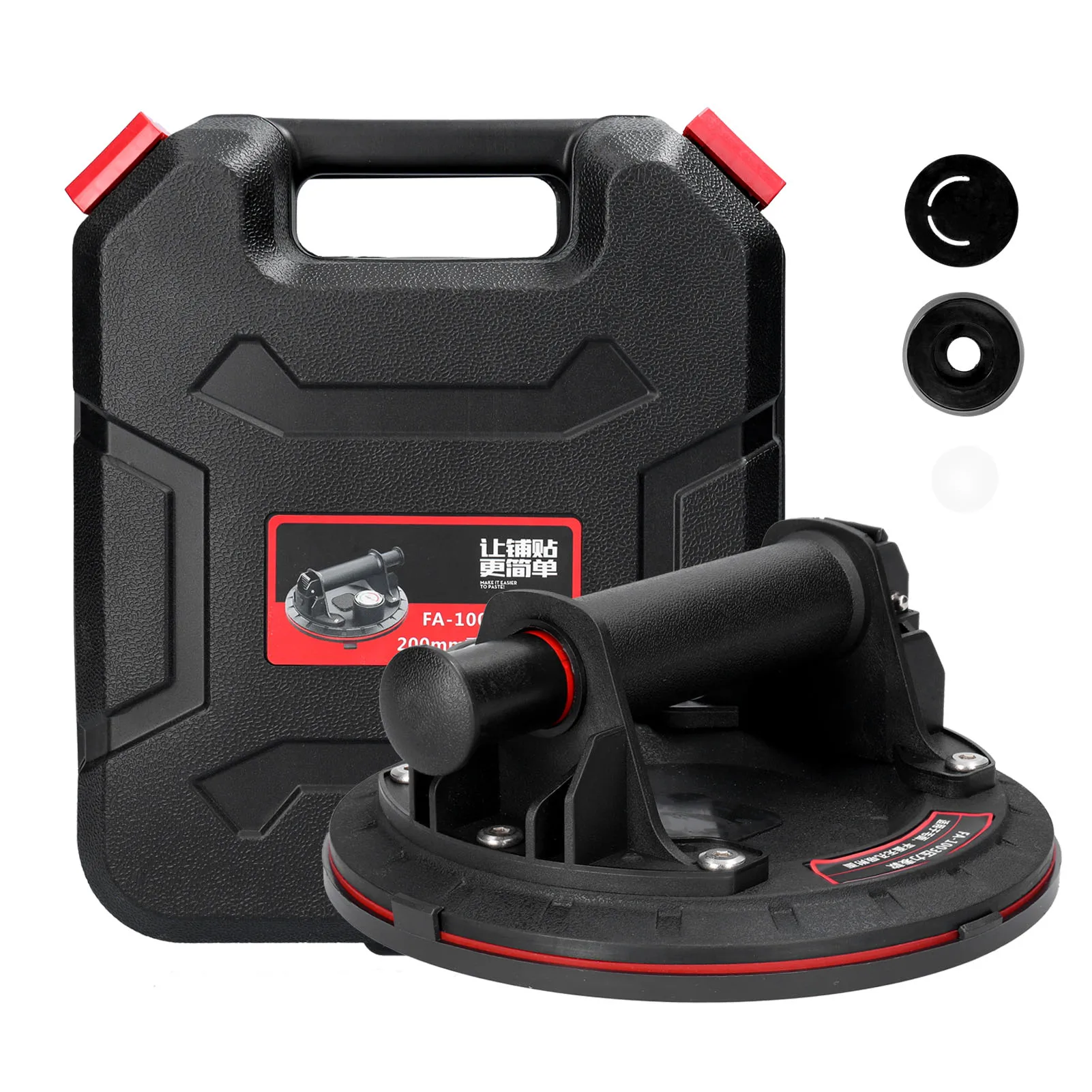 Вакуумный подъемник для гладкой гранитной стеклянной плитки, 100 кг 
Вакуумный подъемник для гладкой гранитной стеклянной плитки, 100 кг