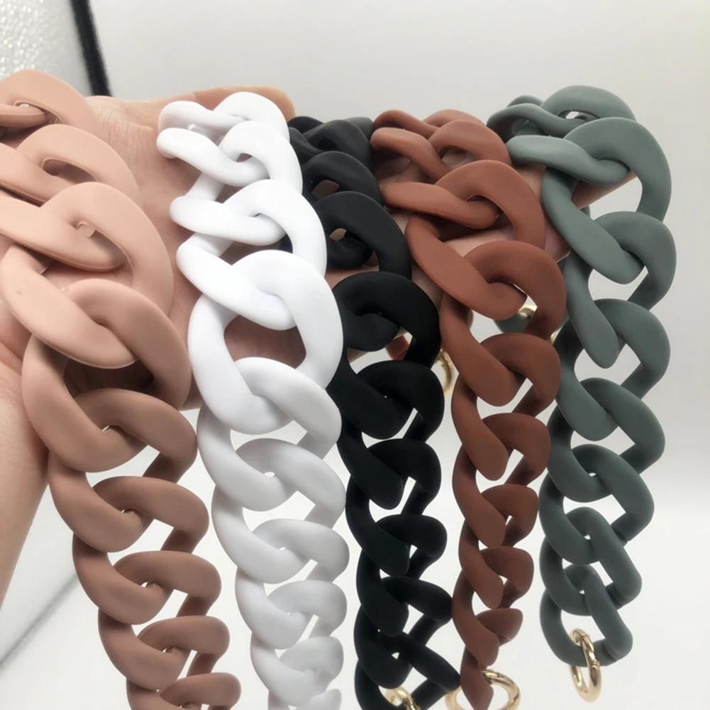 Updating Jelly Color Women Transparent Acrylic Resin Chain Bag Strap Easy Matching Lady Shoulder Bag Belts Accessories
Updating Jelly Color Women Transparent Acrylic Resin Chain Bag Strap Easy Matching Lady Shoulder Bag Belts Accessories