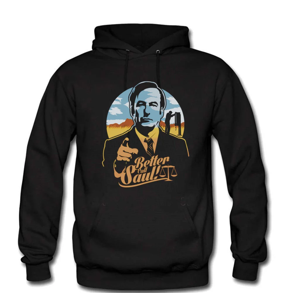Толстовка Better Call Saul Мужская зимняя высококачественная хлопковая флисовая