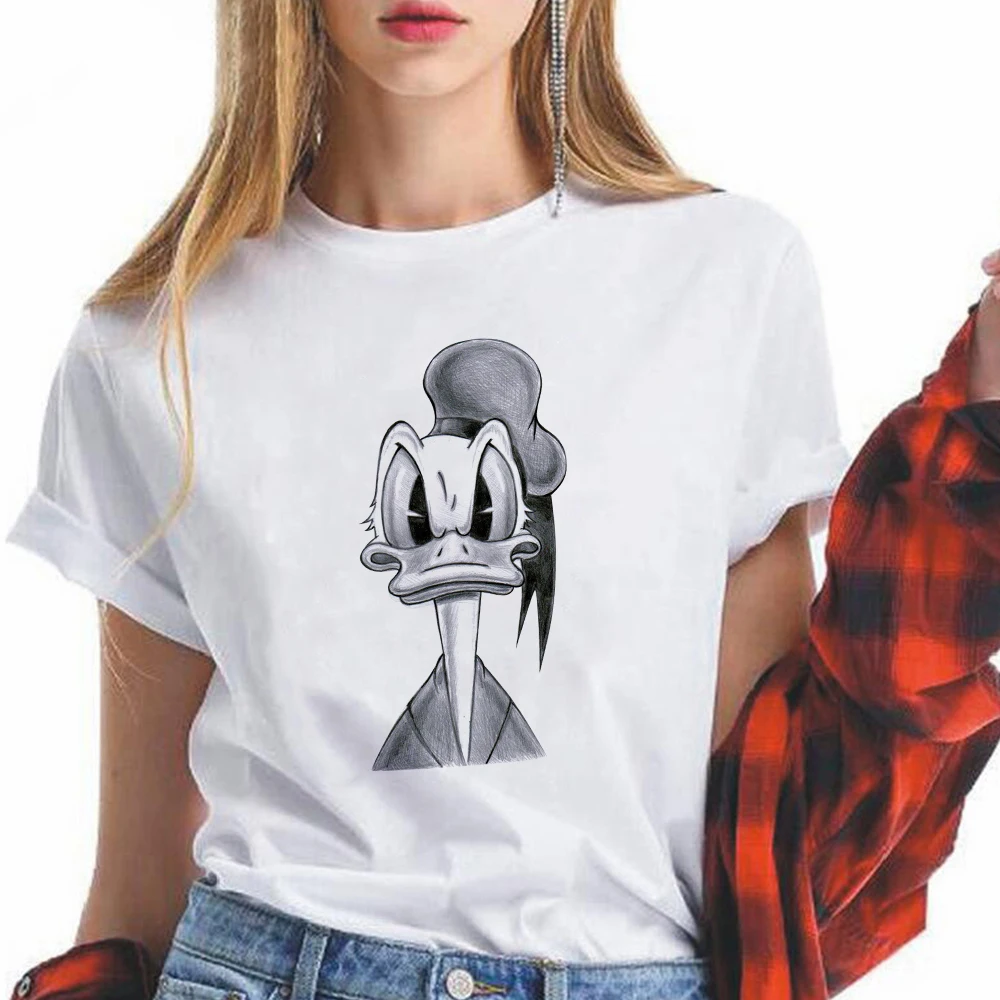 Disney Girl Tshirt Donald Duck Sketch Printed Women Summer Funny Graphic Tees Harajuku Cartoon Family Look Hipster Femme Vogue
Disney Girl Tshirt Donald Duck Sketch Printed Women Summer Funny Graphic Tees Harajuku Cartoon Family Look Hipster Femme Vogue