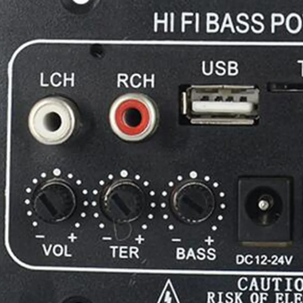 Новая плата усилителя аудио bluetooth Amplificador USB dac FM радио TF плеер сабвуфер