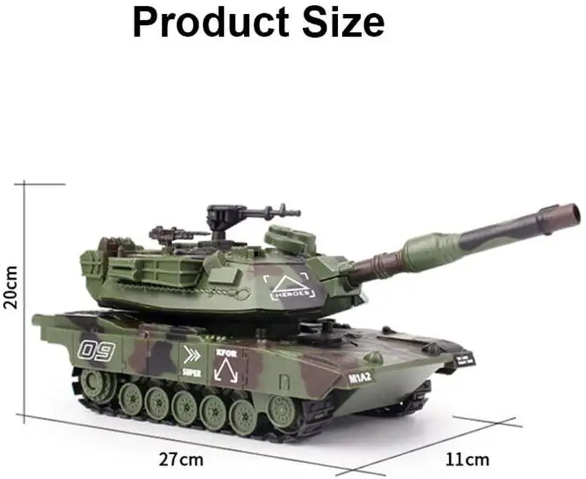 1:32 RC Battle Tank Heavy Large Interactive Remote Control Toy Car with Shoot Bullets Model Electronic Boy Toys
1:32 RC Battle Tank Heavy Large Interactive Remote Control Toy Car with Shoot Bullets Model Electronic Boy Toys