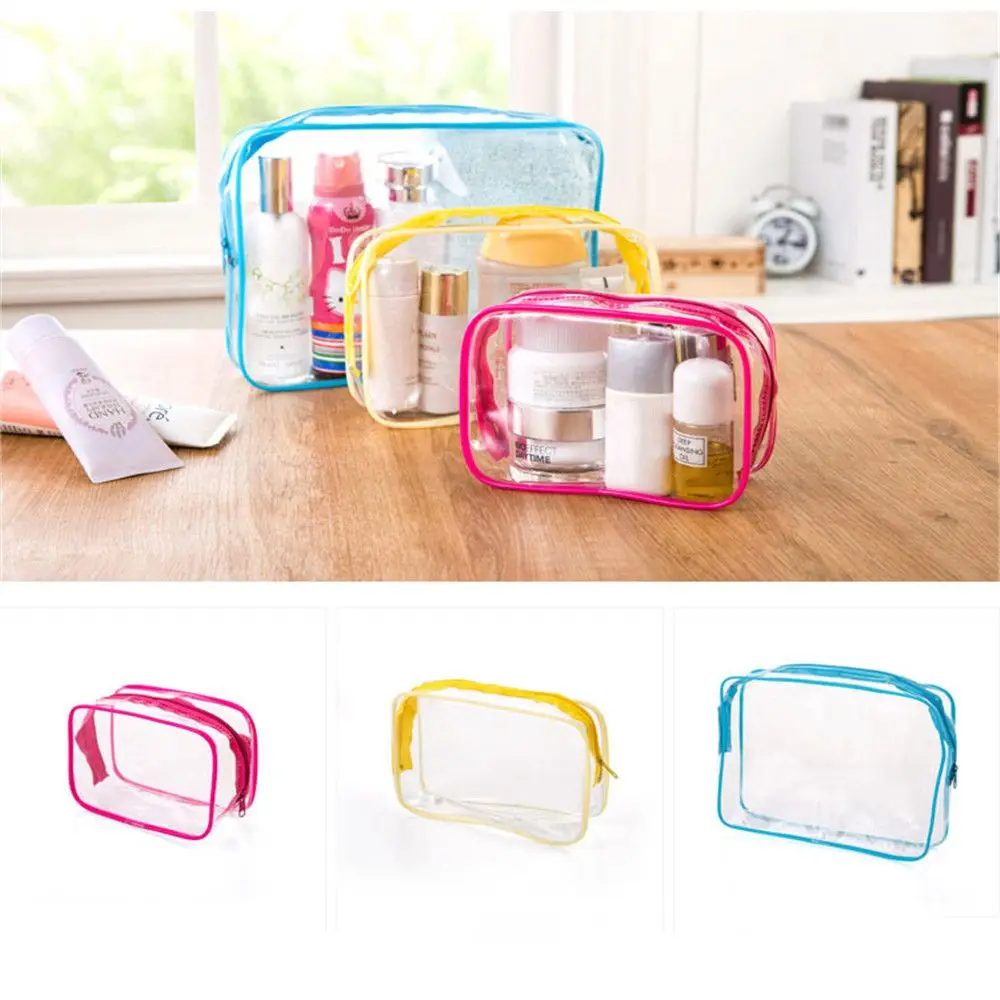 1pc Transparent Cosmetic Bags Waterproof Travel PVC Clear Zipper Bag Stationery Organizer Bath Wash Make Up Tote Makeup Toiletry
1pc Transparent Cosmetic Bags Waterproof Travel PVC Clear Zipper Bag Stationery Organizer Bath Wash Make Up Tote Makeup Toiletry