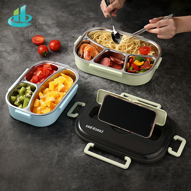 HENGFENG Portable 304 Stainless Steel Lunch Box Hot Japanese Style Compartment Bento Box Kitchen Leakproof Food Container
HENGFENG Portable 304 Stainless Steel Lunch Box Hot Japanese Style Compartment Bento Box Kitchen Leakproof Food Container