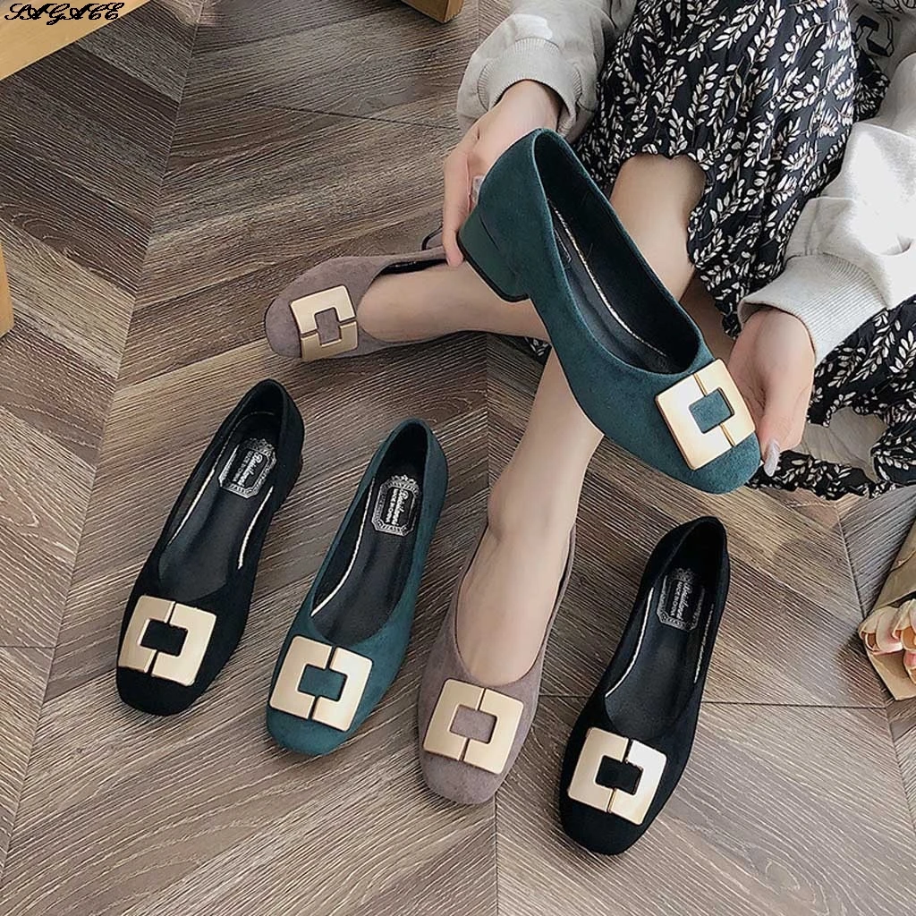 Fashion autumn low heel women's high heels peas shoes square head student shoes ladies metal buckle pumps
Fashion autumn low heel women's high heels peas shoes square head student shoes ladies metal buckle pumps