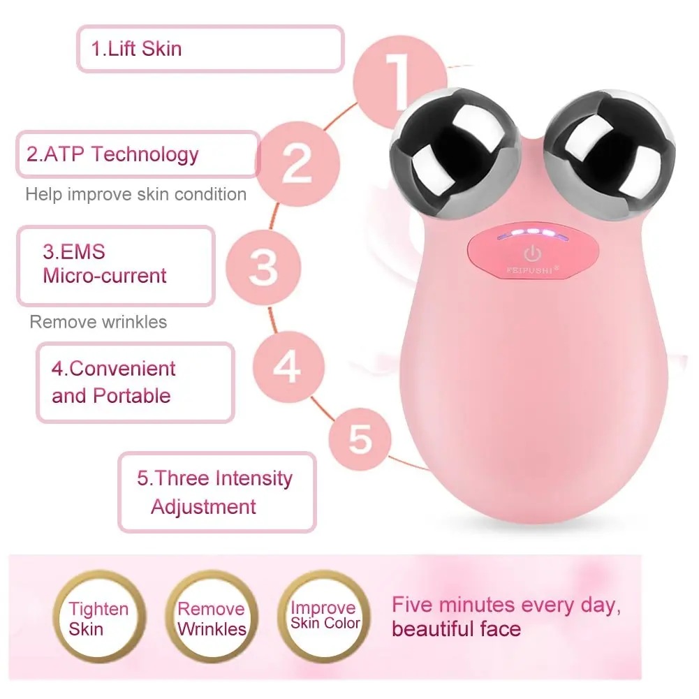 Facial Massager Electric Vibration Mini 3D Microcurrent USB Face Lift Machine Skin Tightening Rejuvenation Spa Wrinkle Reduce
Facial Massager Electric Vibration Mini 3D Microcurrent USB Face Lift Machine Skin Tightening Rejuvenation Spa Wrinkle Reduce