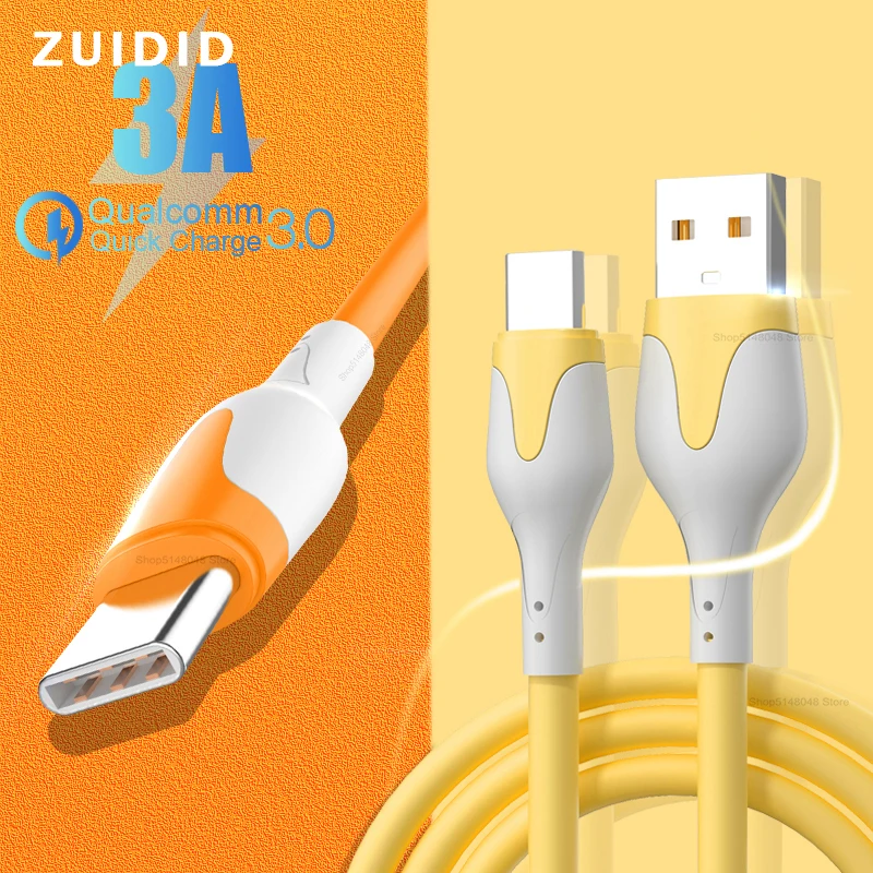 3A Micro USB Type C Quick Charge Cable Data Tran Mobile Phone Charging Sync Cord For iPhone 12 Pro Max Xiaomi 11 Huawei P40 P30
3A Micro USB Type C Quick Charge Cable Data Tran Mobile Phone Charging Sync Cord For iPhone 12 Pro Max Xiaomi 11 Huawei P40 P30