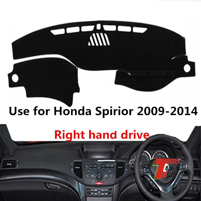 Taijs, чехол на приборную панель автомобиля с правым рулем для Honda spirior 2009-2014, защита от пыли, высокое качество, защита от солнца, не светоотражаю...
Taijs, чехол на приборную панель автомобиля с правым рулем для Honda spirior 2009-2014, защита от пыли, высокое качество, защита от солнца, не светоотражаю...