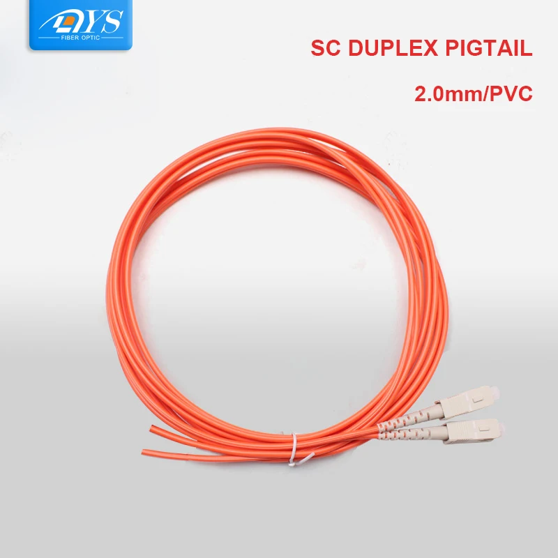 5PCS FTTH SC/UPC OM2 fiber Pigtail Duplex 50/125 Multi Mode Fiber Optic Pigtail 2.0mm PVC Patch Cord Orange
5PCS FTTH SC/UPC OM2 fiber Pigtail Duplex 50/125 Multi Mode Fiber Optic Pigtail 2.0mm PVC Patch Cord Orange