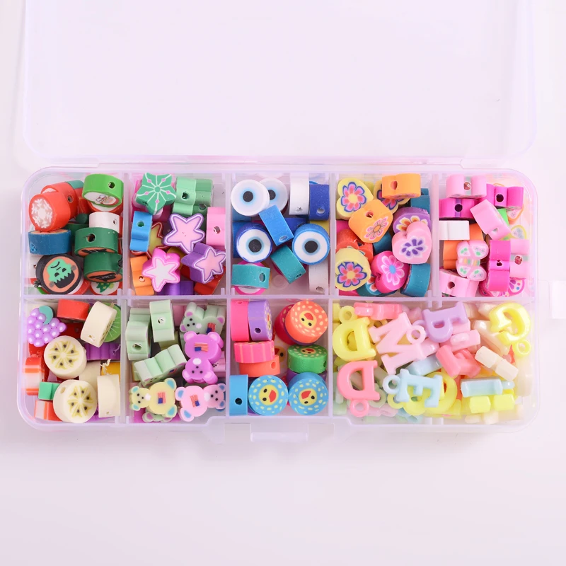 Cute 200Pcs/Box Round Shape Polymer Clay Loose Spacer Beads Mixed Style Clay Beads For DIY Necklace Bracelet Jewelry Accessories
Cute 200Pcs/Box Round Shape Polymer Clay Loose Spacer Beads Mixed Style Clay Beads For DIY Necklace Bracelet Jewelry Accessories