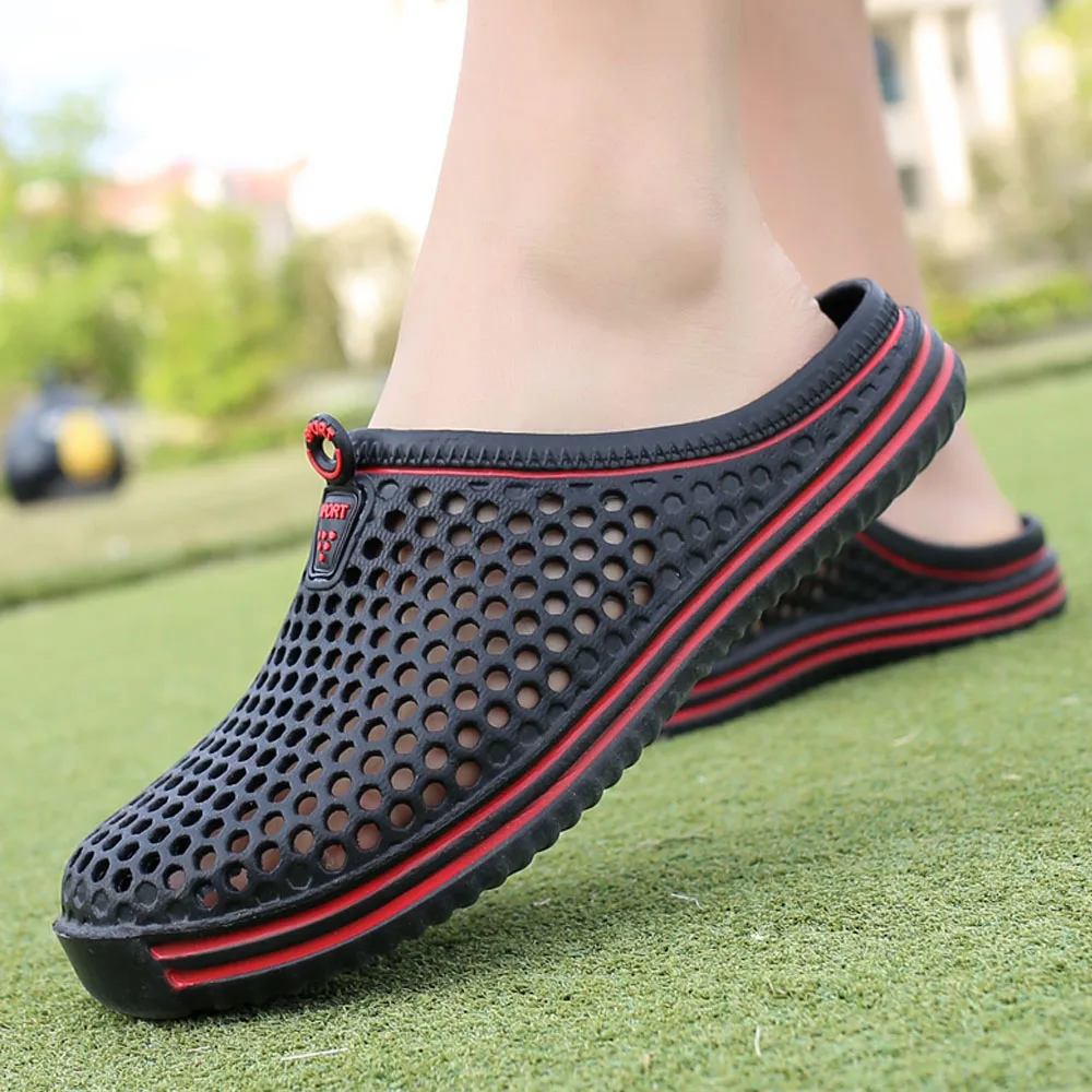 2021 Men Shoes Beach Casual Men's Slippers Unisex Hollow out Casual Couple Beach Sandal Flip Flops Shoes Non-slide Male Slippers
2021 Men Shoes Beach Casual Men's Slippers Unisex Hollow out Casual Couple Beach Sandal Flip Flops Shoes Non-slide Male Slippers