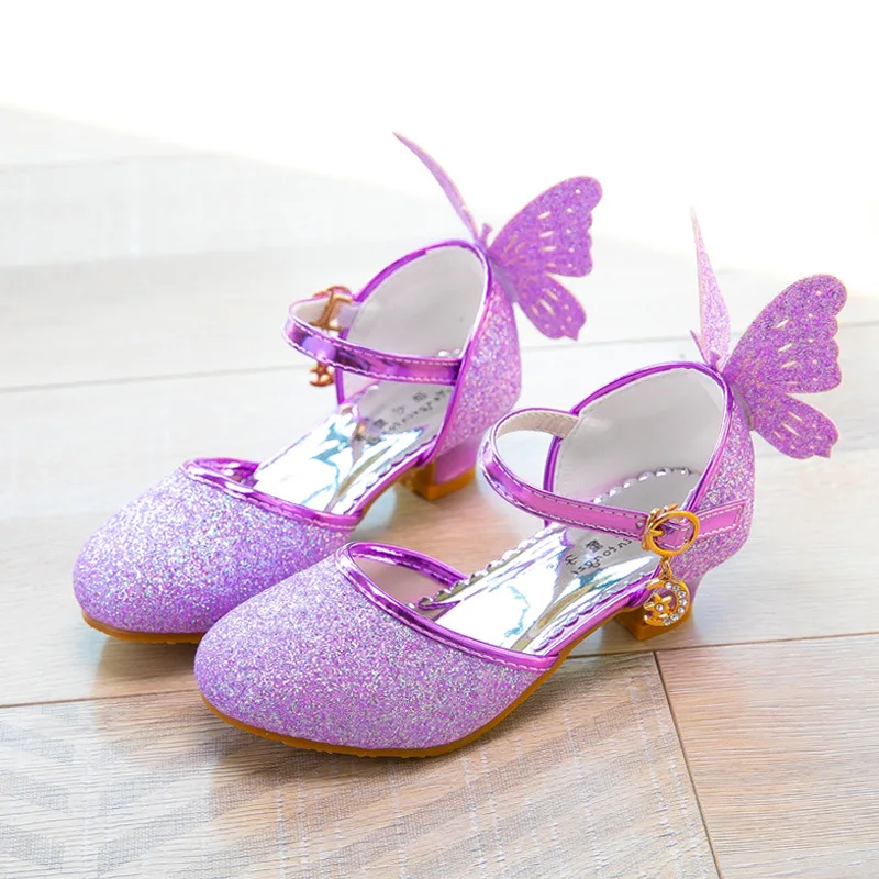 New High-heeled Shoes for Children, Girl Princess Shoe Students Perform Silver Little Girl Four Seasons Wings Shoes
New High-heeled Shoes for Children, Girl Princess Shoe Students Perform Silver Little Girl Four Seasons Wings Shoes