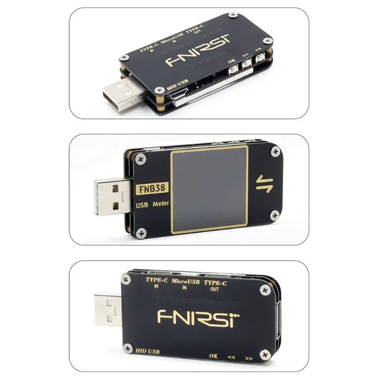 2021 New FNB38 Current Voltage Meter USB Tester QC4+ PD3.0 2.0 PPS Fast Charging Protocol 
2021 New FNB38 Current Voltage Meter USB Tester QC4+ PD3.0 2.0 PPS Fast Charging Protocol