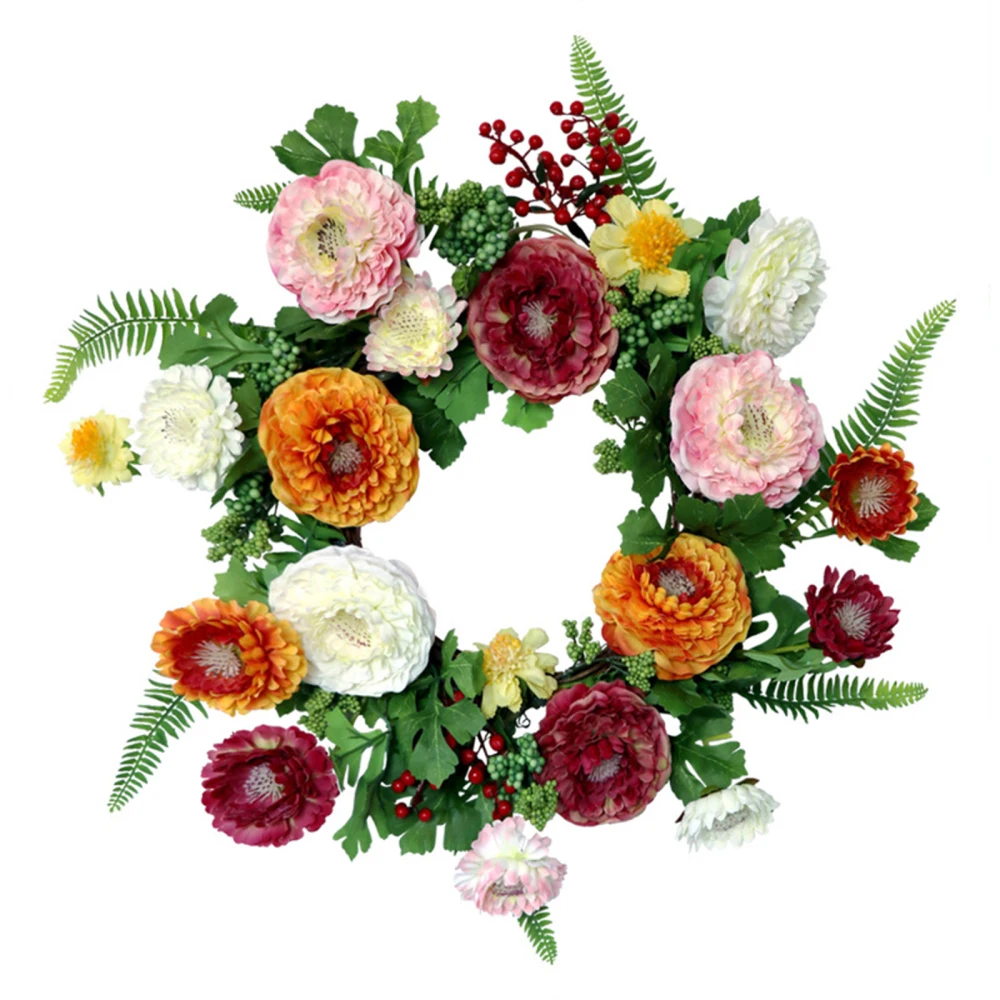 Remembrance Wreath Door Wreaths Artificial Flower Daisy Garland Ornament Outer Diameter 50cm Wall Hanging Home Decoration
Remembrance Wreath Door Wreaths Artificial Flower Daisy Garland Ornament Outer Diameter 50cm Wall Hanging Home Decoration