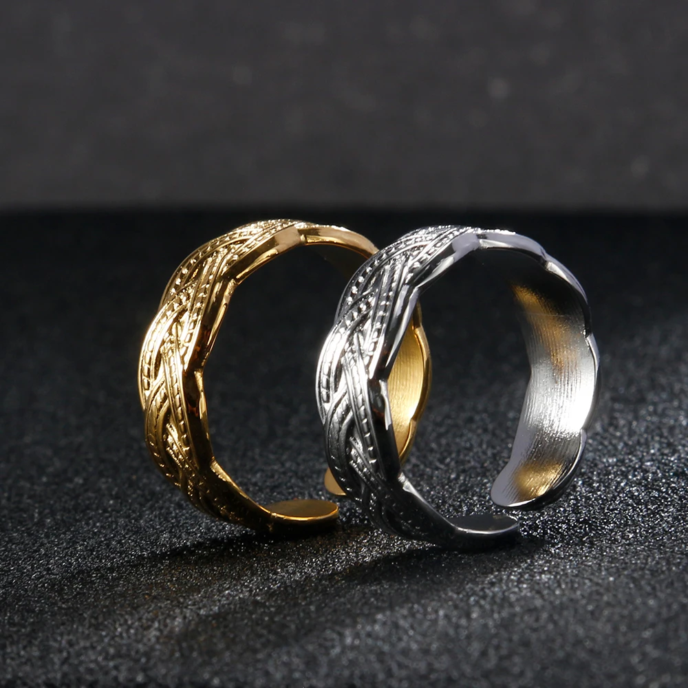 Olive Leaf Women's Rings Adjustable Stainless Steel Couple Rings for Men Women Engagement Ring Fashion Jewelry Gifts
Olive Leaf Women's Rings Adjustable Stainless Steel Couple Rings for Men Women Engagement Ring Fashion Jewelry Gifts