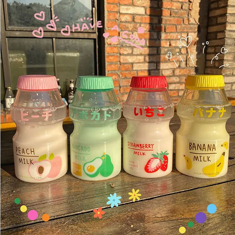 480ml Plastic Water Bottle Cute Tour Drinking Bottles Shaker Yakult Shape Kawaii Milk Carton Glass Water Bottles For Girl Bidon
480ml Plastic Water Bottle Cute Tour Drinking Bottles Shaker Yakult Shape Kawaii Milk Carton Glass Water Bottles For Girl Bidon