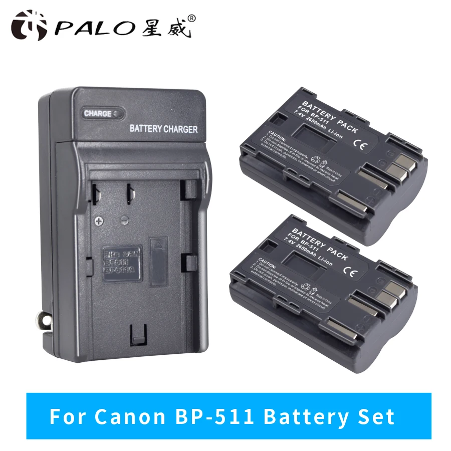 PALO 7,4 V 2650mAh bp-511 BP 511 Цифровые Батареи камера + cargador зарядное устройство Canon EOS 60D 300D 5D 20D 30D 50D 2500 M
PALO 7,4 V 2650mAh bp-511 BP 511 Цифровые Батареи камера + cargador зарядное устройство Canon EOS 60D 300D 5D 20D 30D 50D 2500 M