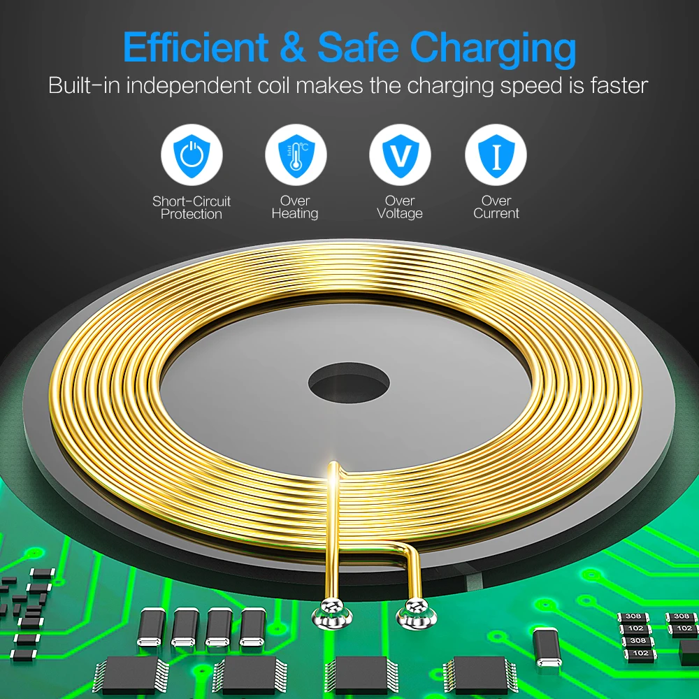 3 in 1 Wireless Charger for iPhone 8 X XS Max XR XS 10W Wireless Charging for Apple Watch 2 3 4 Airpods wireless Chargeing Pad
3 in 1 Wireless Charger for iPhone 8 X XS Max XR XS 10W Wireless Charging for Apple Watch 2 3 4 Airpods wireless Chargeing Pad