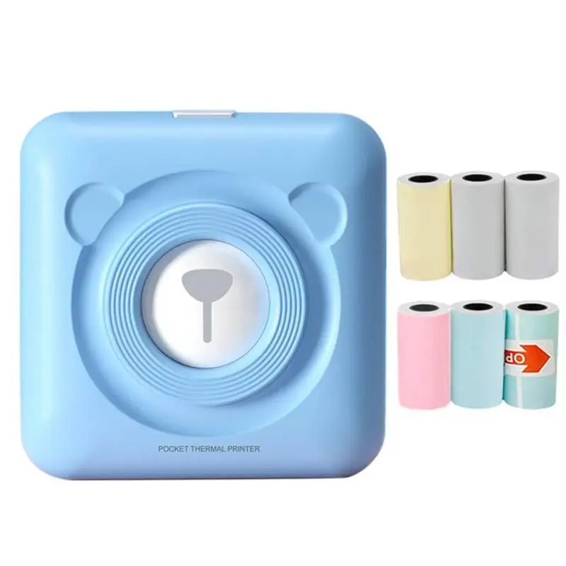 Wireless Bluetooth Home Thermal Label Printer Portable Notes Printer 203dpi 57mm Mini Thermal Printer with 6 Roll Printing Paper
Wireless Bluetooth Home Thermal Label Printer Portable Notes Printer 203dpi 57mm Mini Thermal Printer with 6 Roll Printing Paper