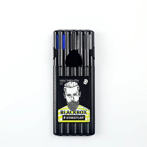 Германия Staedtler Triplus Black Box Office 0,5 мм механический карандаш с фетровым наконечником перманентный маркер и набор карандашей канцелярские принадлежности
Германия Staedtler Triplus Black Box Office 0,5 мм механический карандаш с фетровым наконечником перманентный маркер и набор карандашей канцелярские принадлежности
