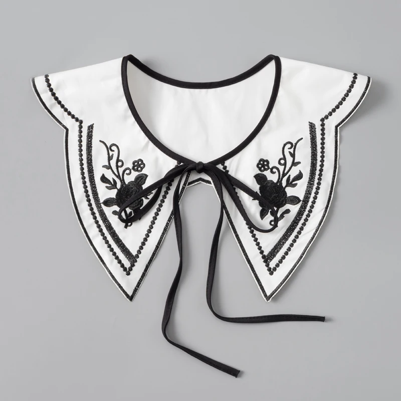 Embroidery Shawl Fake Collar Women Sunscreen False Collars Woman Detachable Doll Wrap Sheer Mesh Floral Lace Necklace Mini Cape
Embroidery Shawl Fake Collar Women Sunscreen False Collars Woman Detachable Doll Wrap Sheer Mesh Floral Lace Necklace Mini Cape