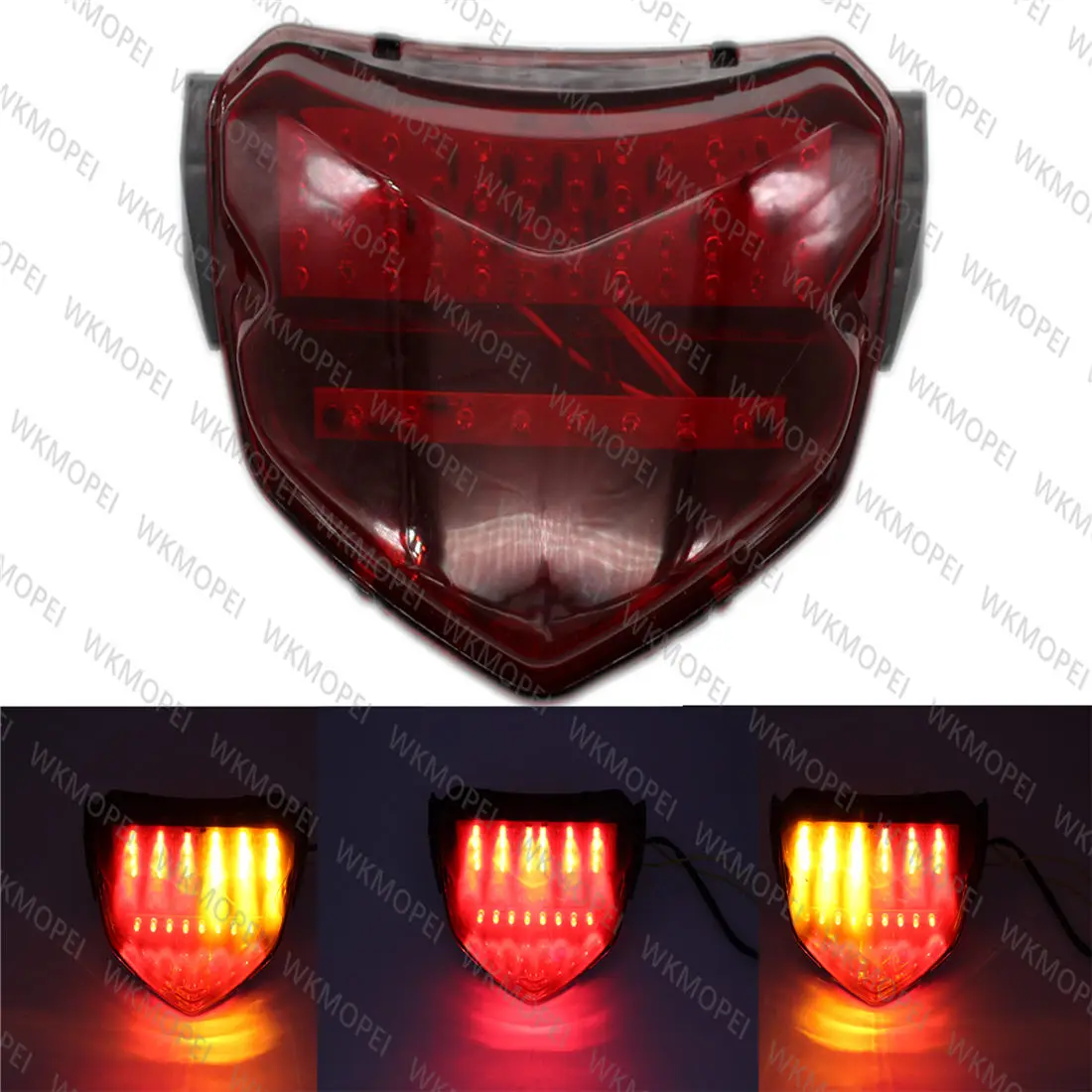 Motorcycle LED Rear Turn Signal Tail Stop Light Lamps Integrated For SUZUKI GSXR600 GSXR750 K4 2004 2005
Motorcycle LED Rear Turn Signal Tail Stop Light Lamps Integrated For SUZUKI GSXR600 GSXR750 K4 2004 2005