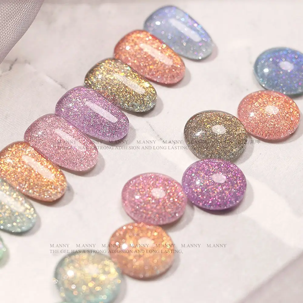 73ML Diamond Brocade Reflective Glitter Laser Gel Nail Polish Manicure Nail Art Semi Permanent Nail Varnishes
73ML Diamond Brocade Reflective Glitter Laser Gel Nail Polish Manicure Nail Art Semi Permanent Nail Varnishes