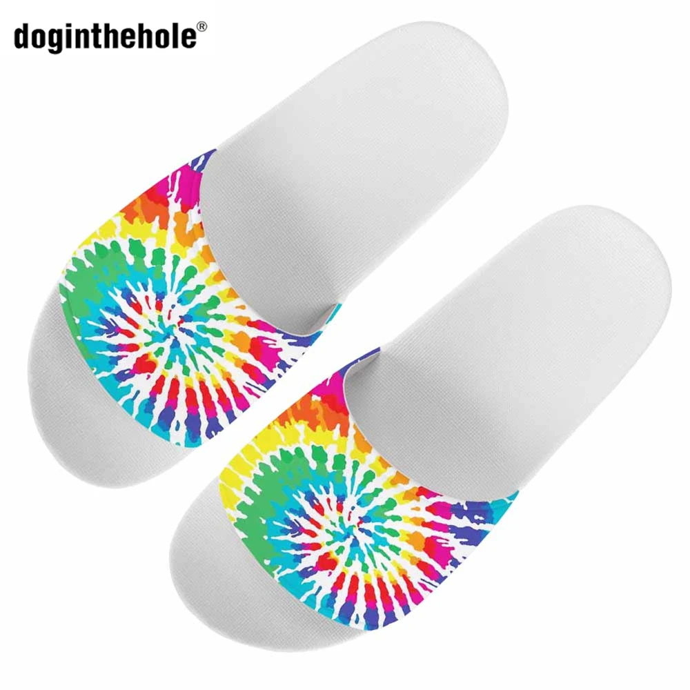 Doginthehole 3D Tie Dye Print Slippers Comfortable Home Slippers Ladies Soft Flip Flops Summer Non-slip Bathroom Side Slipper
Doginthehole 3D Tie Dye Print Slippers Comfortable Home Slippers Ladies Soft Flip Flops Summer Non-slip Bathroom Side Slipper
