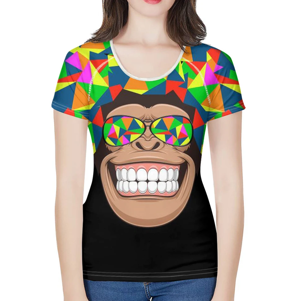 Nopersonality Cute Orangutan Printed T Shirts for Women 3d Femme Summer Short Sleeve Tshirts Funny Ladies T-shirt Top Tees
Nopersonality Cute Orangutan Printed T Shirts for Women 3d Femme Summer Short Sleeve Tshirts Funny Ladies T-shirt Top Tees