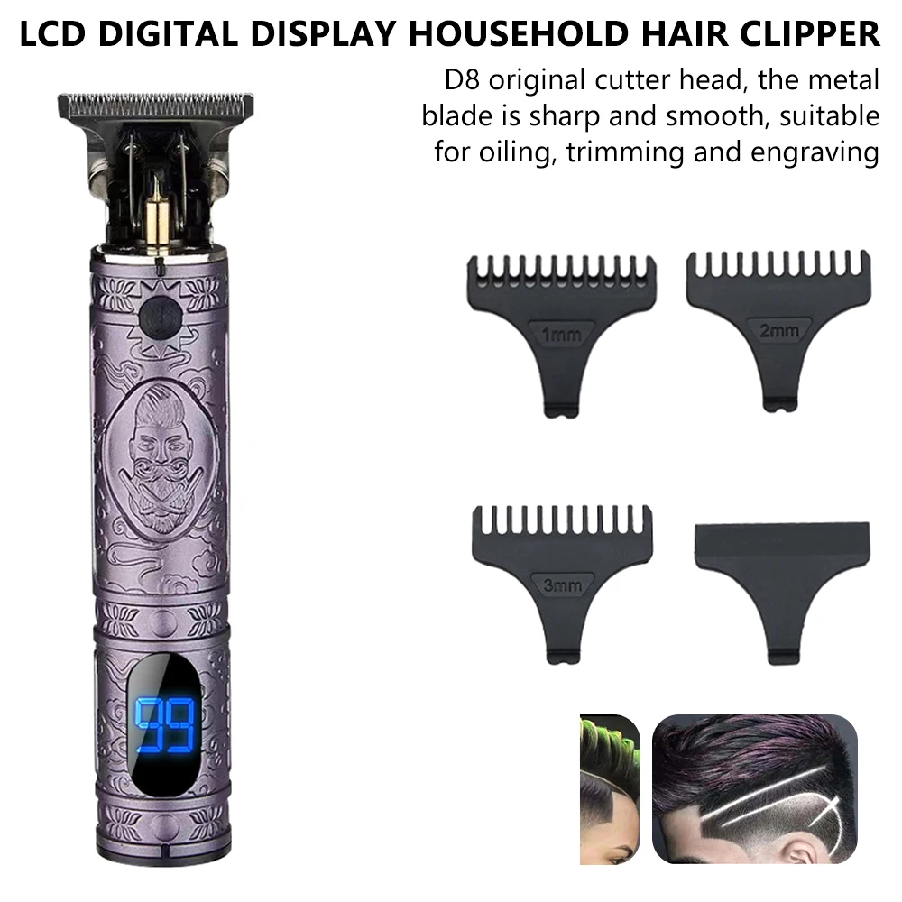 T Bald Head Hair Clipper Mower Rechargeable Trimmer T-Outliner Barber Shaving Machine Vintage Cordless Haircut Men Cutter Shaver 
T Bald Head Hair Clipper Mower Rechargeable Trimmer T-Outliner Barber Shaving Machine Vintage Cordless Haircut Men Cutter Shaver