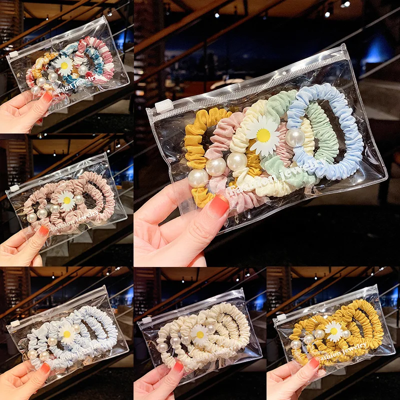 5/10/Pcs Silk Scrunchies Print Floral Pearl Scrunchie Set Elastic Hair Bands Solid Color Fashion Headwear Women Hair Accessories
5/10/Pcs Silk Scrunchies Print Floral Pearl Scrunchie Set Elastic Hair Bands Solid Color Fashion Headwear Women Hair Accessories