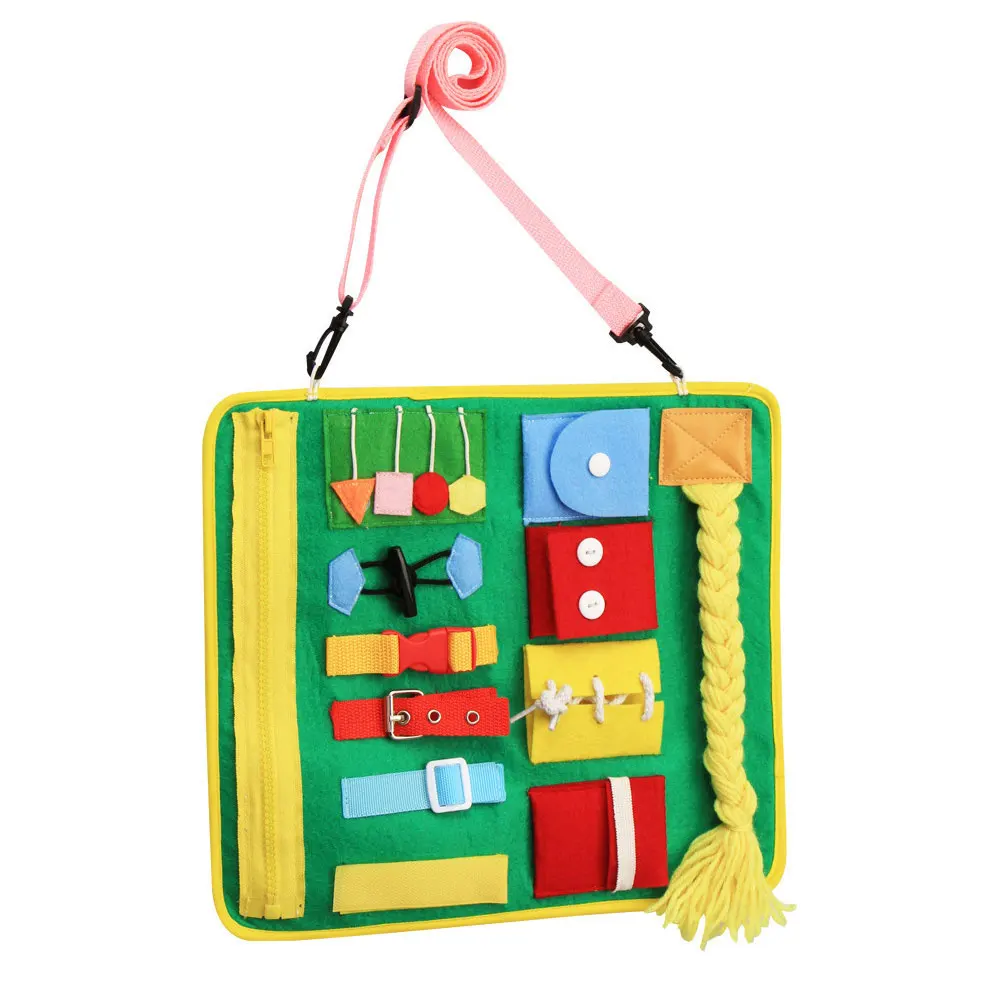 Montessori Learning Board Early Educational Toys Fine Motor Training Self-Care Ability Preschool Children Kids Sensory Education
Montessori Learning Board Early Educational Toys Fine Motor Training Self-Care Ability Preschool Children Kids Sensory Education