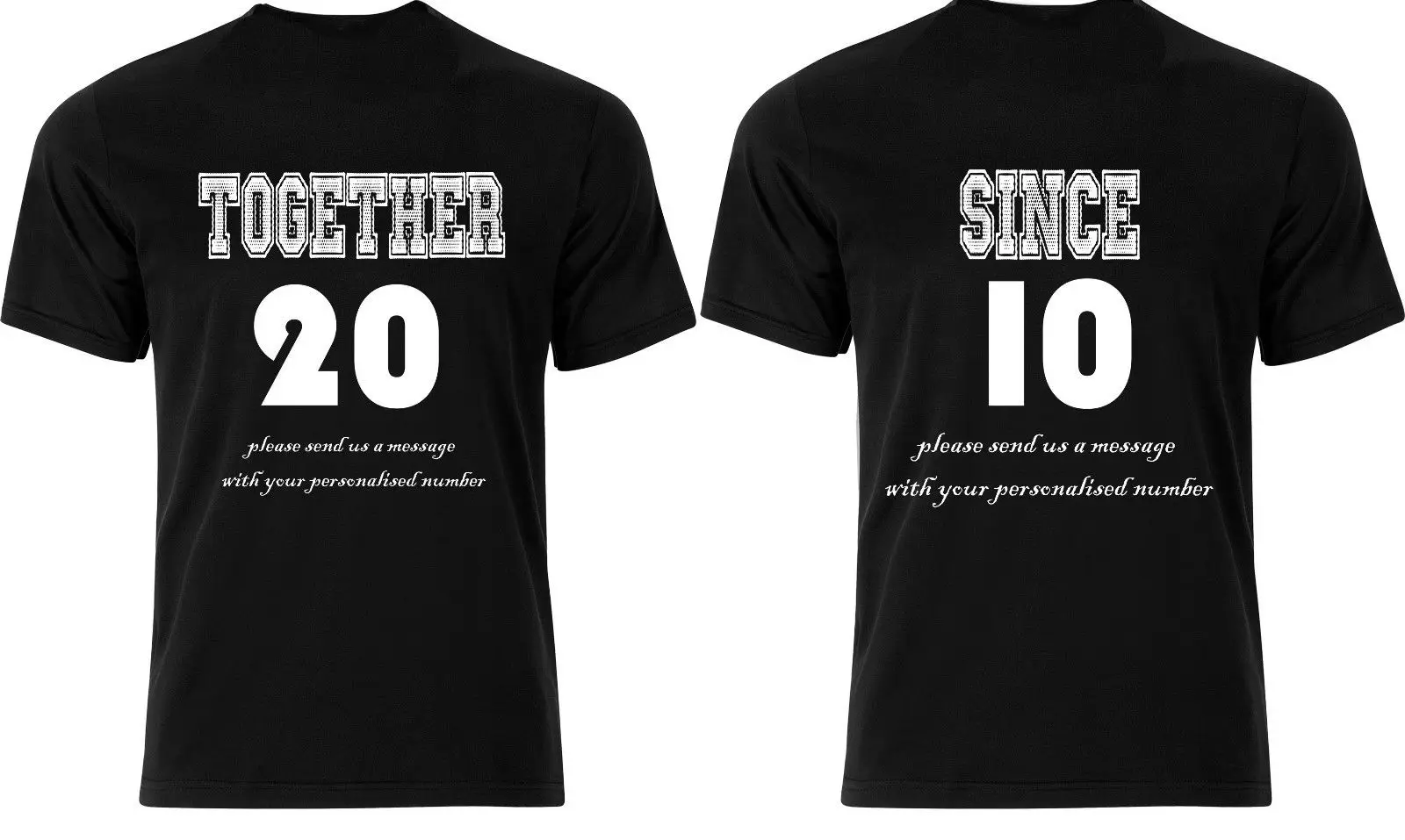 Together Since Personalised Couples Love Valentines Tee Shirt Top Cool Casual pride t shirt men Unisex Fashion tshirt free
Together Since Personalised Couples Love Valentines Tee Shirt Top Cool Casual pride t shirt men Unisex Fashion tshirt free