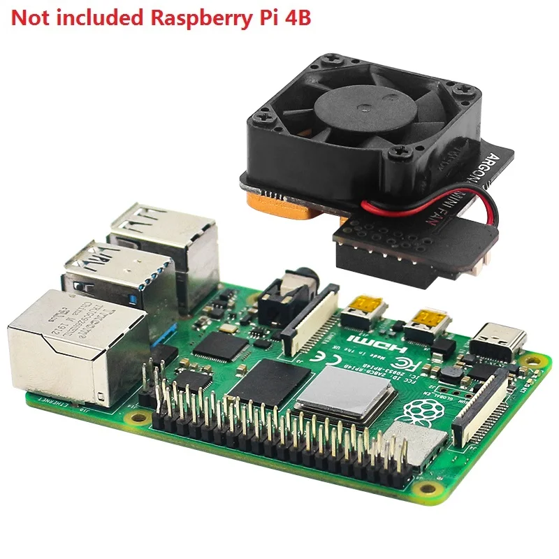 PWM Mini Fan with Switch for Raspberry Pi 4B+/3B+ Metal Base Radiator with Switch Button
PWM Mini Fan with Switch for Raspberry Pi 4B+/3B+ Metal Base Radiator with Switch Button