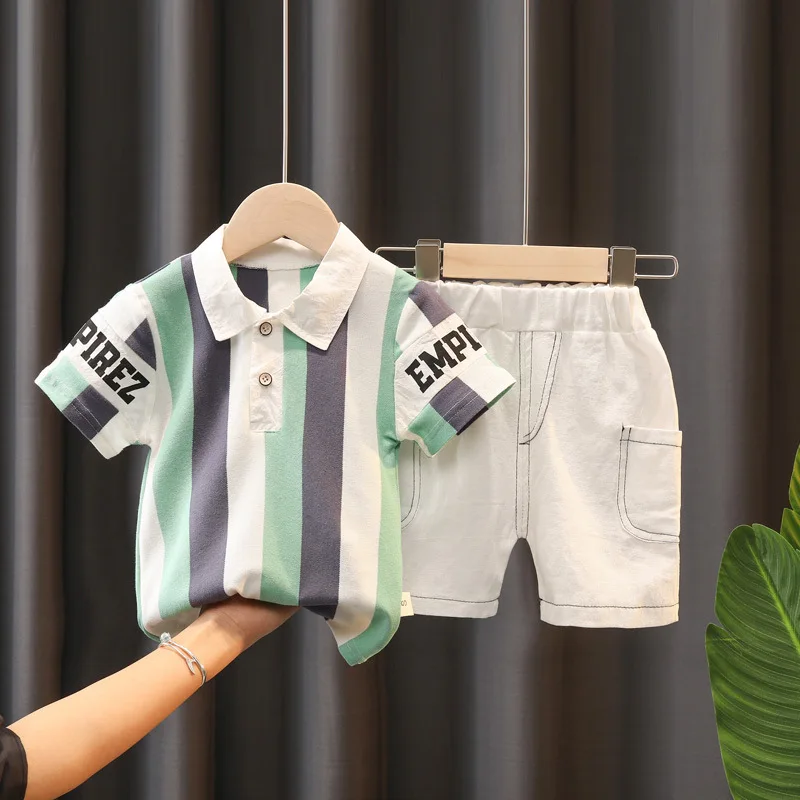 2pcs Baby Boys Summer Clothing Set Infant Clothes Suit Children's Short Sleeve Polo Shirts + Shorts Toddler Suit Kids Outfits
2pcs Baby Boys Summer Clothing Set Infant Clothes Suit Children's Short Sleeve Polo Shirts + Shorts Toddler Suit Kids Outfits