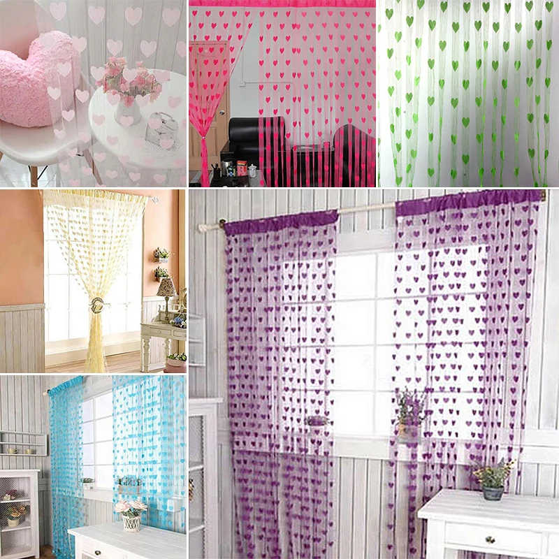 100 * 200cm Romantic Peach Heart Line Curtain Wedding / Love Curtains Living Room Decorative Partition Curtain Hanging
100 * 200cm Romantic Peach Heart Line Curtain Wedding / Love Curtains Living Room Decorative Partition Curtain Hanging