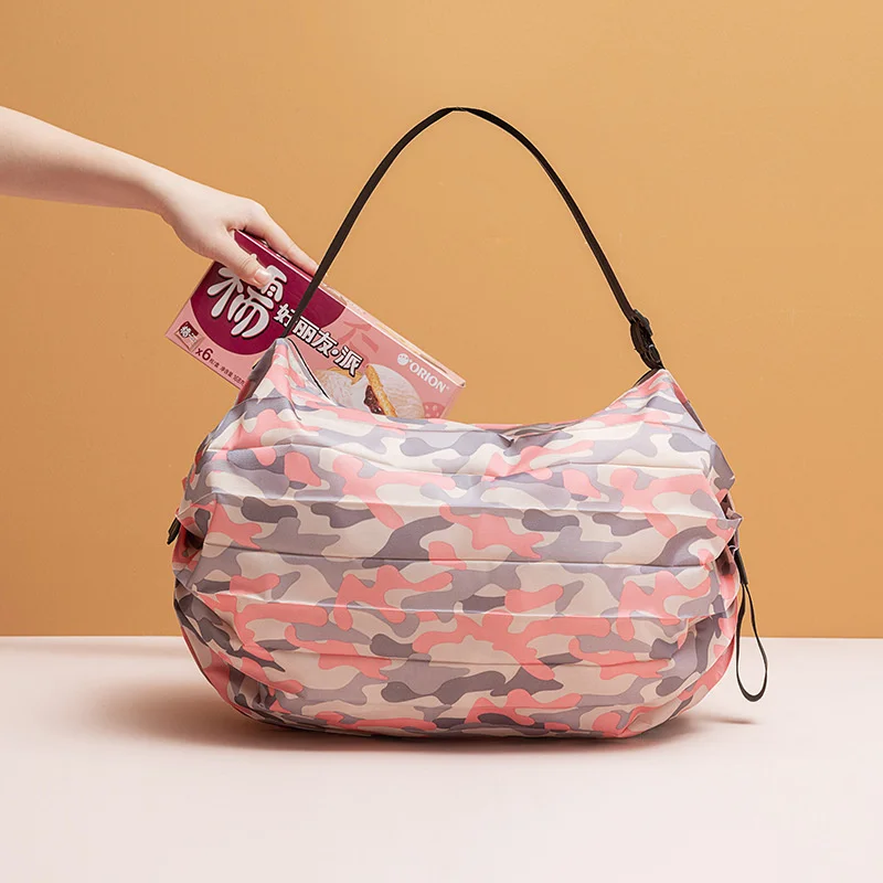 Women's Portable Foldable Shopping Bag Floral Print Large Capacity Handbags Multifunctional Eco-friendly Travel Bag
Women's Portable Foldable Shopping Bag Floral Print Large Capacity Handbags Multifunctional Eco-friendly Travel Bag