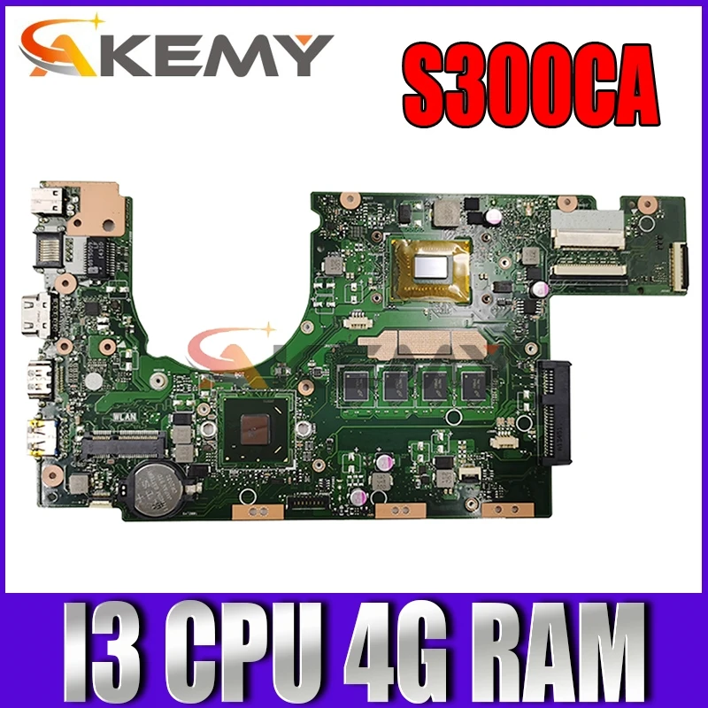 Akemy S300CA Laptop motherboard for ASUS VivoBook S300CA S300C S300 Test original mainboard 4G RAM I3 CPU
Akemy S300CA Laptop motherboard for ASUS VivoBook S300CA S300C S300 Test original mainboard 4G RAM I3 CPU
