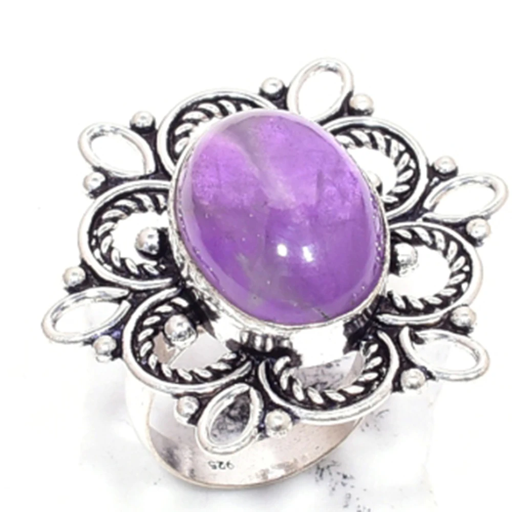 Genuine Amethyst Silver Overlay over Copper, Hand Made Women Jewelry gift , R6611
Genuine Amethyst Silver Overlay over Copper, Hand Made Women Jewelry gift , R6611