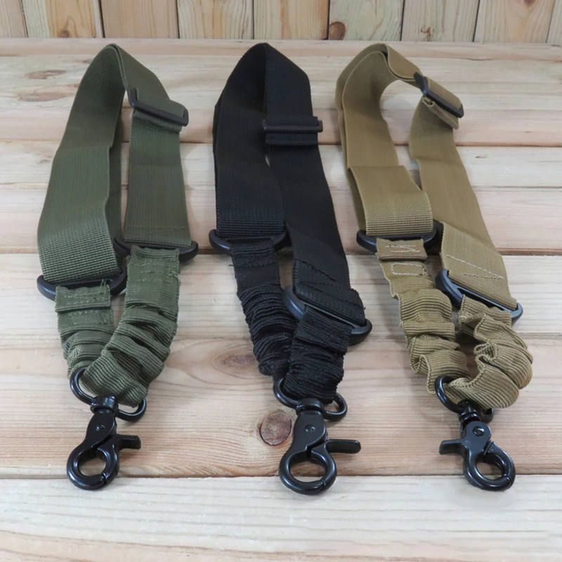 Nylon Gun Sling Adjustable Tactical Single Point Bungee Rifle Belts Airsoft Outdoor Multifunctional Bag Straps 
Nylon Gun Sling Adjustable Tactical Single Point Bungee Rifle Belts Airsoft Outdoor Multifunctional Bag Straps