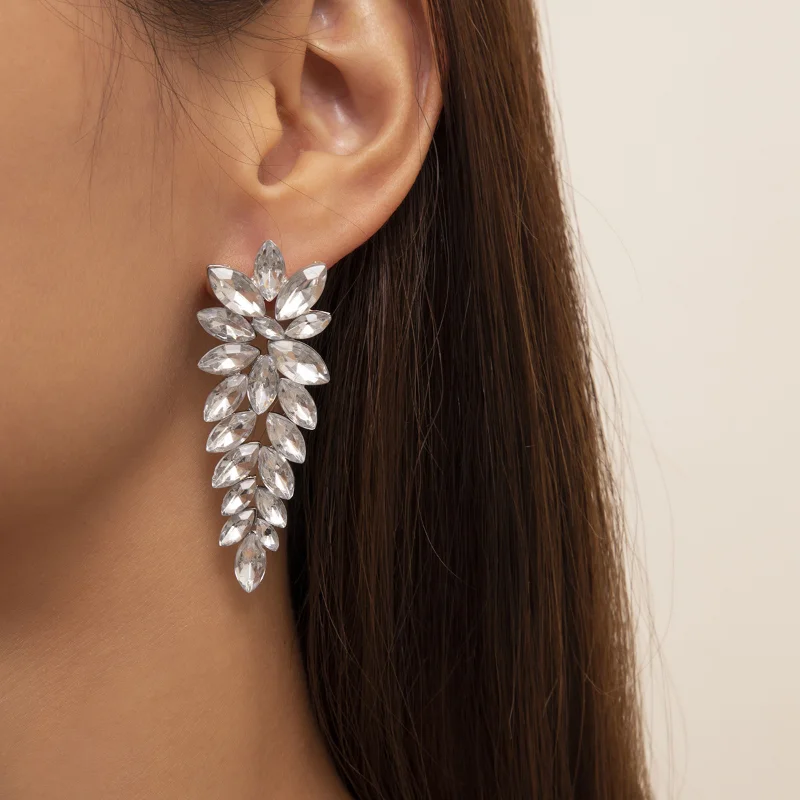 Delicate Jewelry Glass Drop Earrings Popular Design Hot Selling High Quality Shiny Crystal Dangle Earrings For Women Gifts
Delicate Jewelry Glass Drop Earrings Popular Design Hot Selling High Quality Shiny Crystal Dangle Earrings For Women Gifts