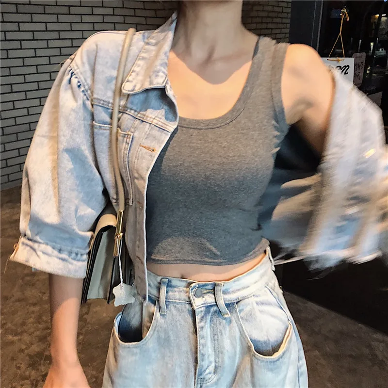 2020 summer casual sexy bottoming shirt small fashion wild camisole women's top
2020 summer casual sexy bottoming shirt small fashion wild camisole women's top