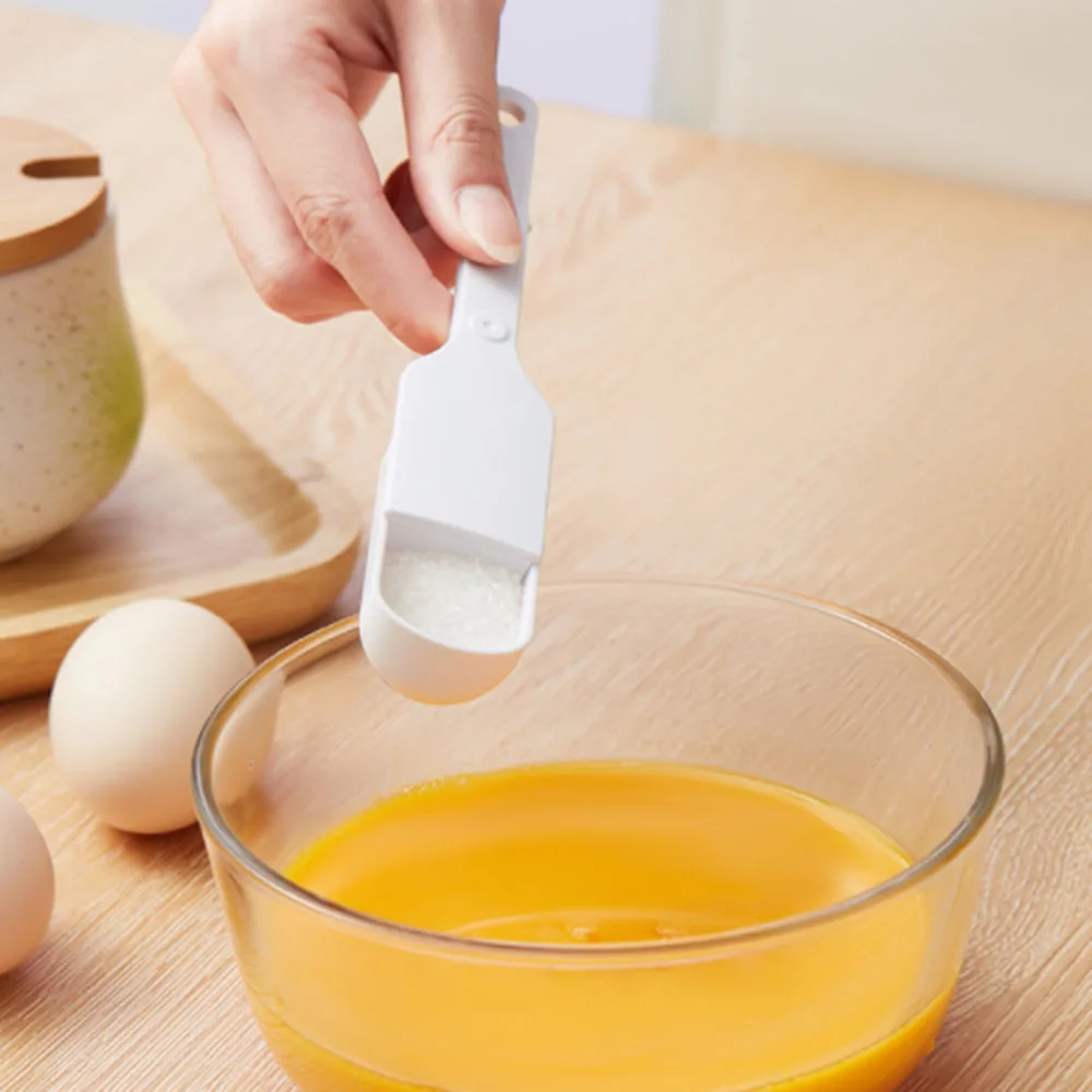 1PCS Household Durable Multi Purpose Measuring Spoons With Scale Baking Accessories Removable Slide Cover Kitchen Gadgets
1PCS Household Durable Multi Purpose Measuring Spoons With Scale Baking Accessories Removable Slide Cover Kitchen Gadgets