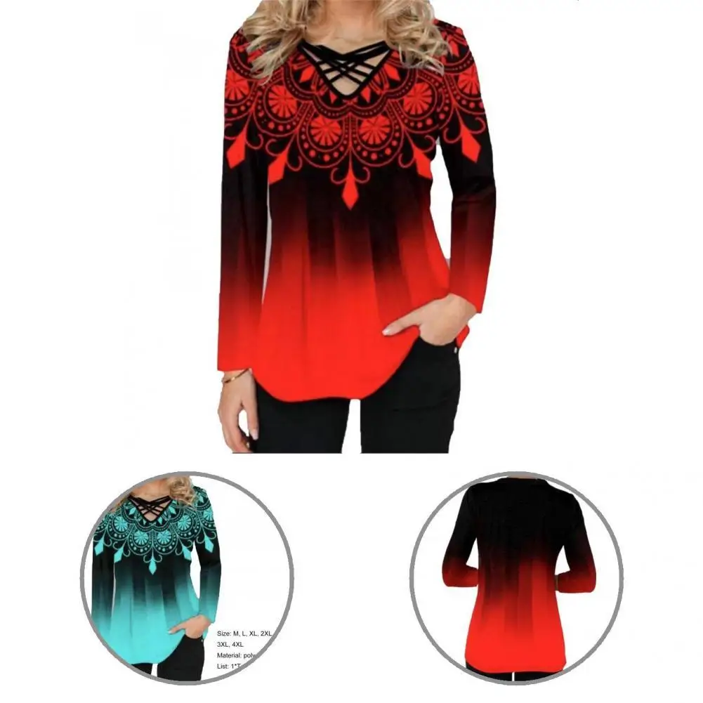 Comfortable to Wear Soft Texture Lace-up V-neck Women Blouses for Outdoor
Comfortable to Wear Soft Texture Lace-up V-neck Women Blouses for Outdoor