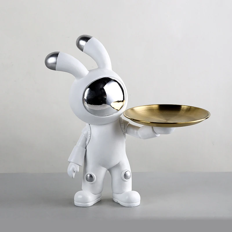 Space Rabbit Home Decor Accessories Tray Decorative Ornaments Living Room Decoration Statues And Sculptures Key Storage
Space Rabbit Home Decor Accessories Tray Decorative Ornaments Living Room Decoration Statues And Sculptures Key Storage