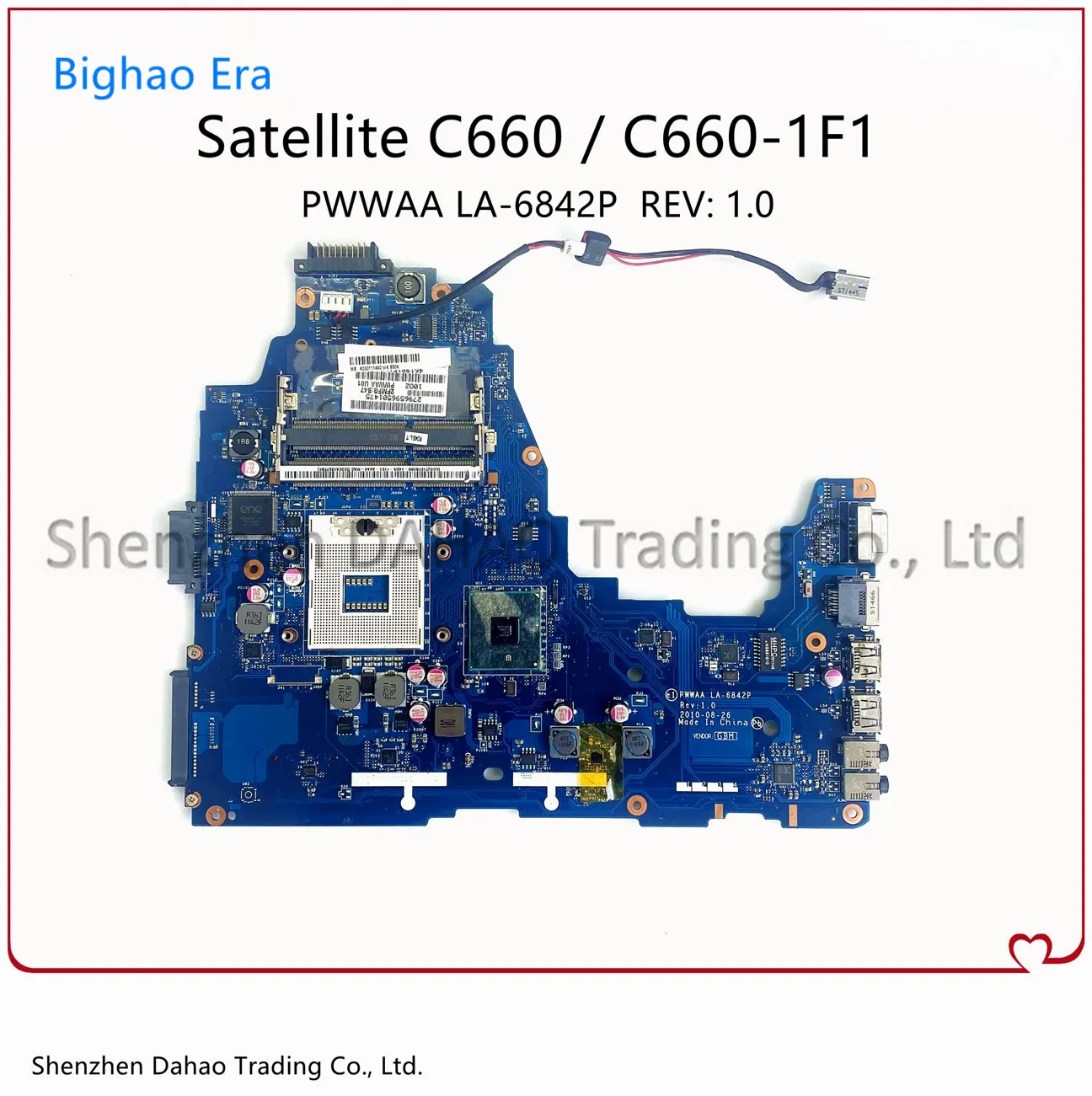 PWWAA LA-6842P For Toshiba Satellite C660-1F1 C660 Laptop Motherboard K000111440 With HM55 Chipset DDR3 100% Fully Tested
PWWAA LA-6842P For Toshiba Satellite C660-1F1 C660 Laptop Motherboard K000111440 With HM55 Chipset DDR3 100% Fully Tested