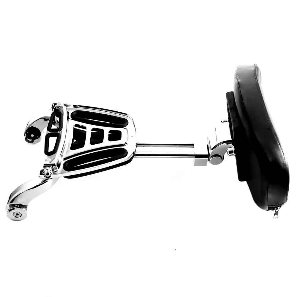Chrome Multi Purpose Adjustable Driver & Passenger Backrest For Harley Touring Street Glide Road King Softail
Chrome Multi Purpose Adjustable Driver & Passenger Backrest For Harley Touring Street Glide Road King Softail
