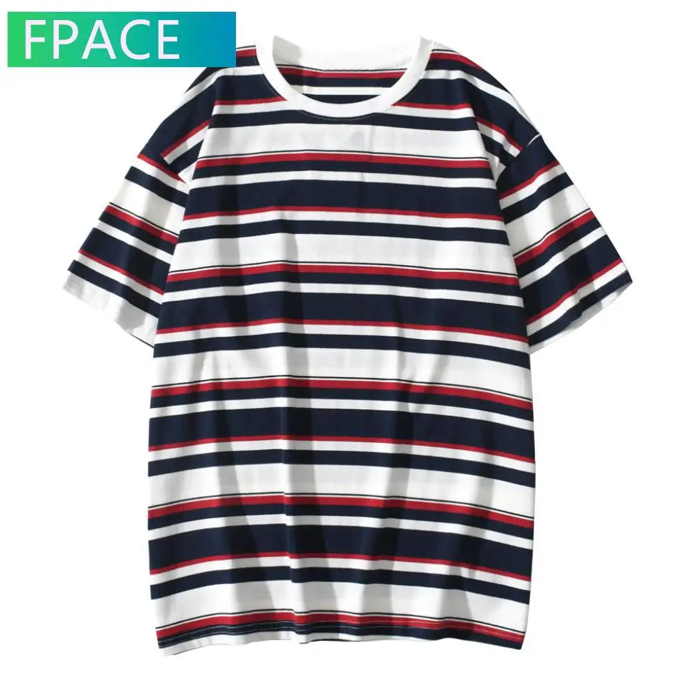 FPACE Tshirt Casual Streetwear Men Women Summer Color Block Striped Tees Shirts Hip Hop Harajuku Short Sleeve Cotton T-Shirts 
FPACE Tshirt Casual Streetwear Men Women Summer Color Block Striped Tees Shirts Hip Hop Harajuku Short Sleeve Cotton T-Shirts
