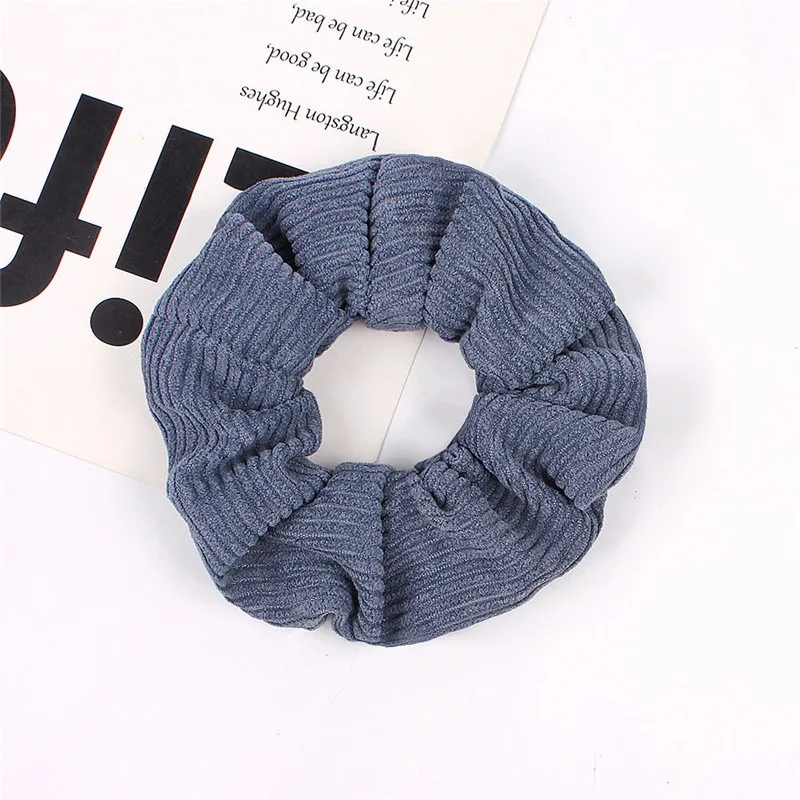 Solid Color Corduroy Stripe Hair Scrunchies Elastic Hair Bands Ponytail Hair Rope Ring Rubber Band
Solid Color Corduroy Stripe Hair Scrunchies Elastic Hair Bands Ponytail Hair Rope Ring Rubber Band