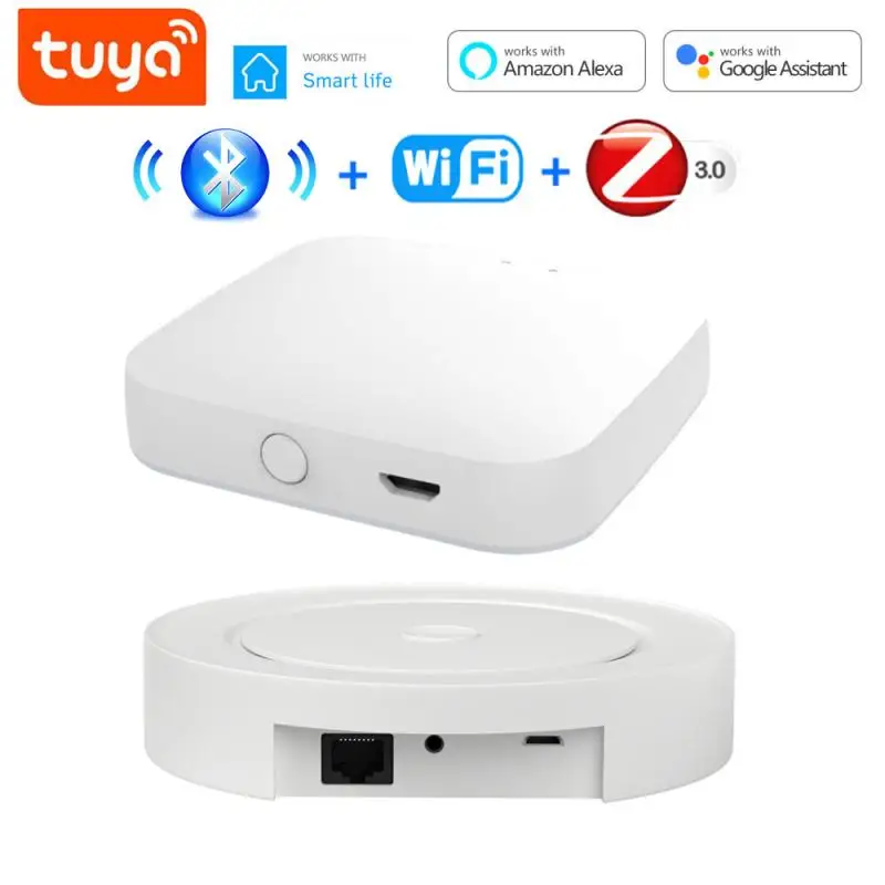 Смарт-шлюз Tuya ZigBee, многорежимный хаб для умного дома, Wi-Fi/Bluetooth/Zigbee, работает с Alexa Google Home 
Смарт-шлюз Tuya ZigBee, многорежимный хаб для умного дома, Wi-Fi/Bluetooth/Zigbee, работает с Alexa Google Home